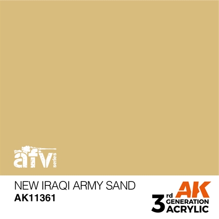 New Iraqi Army Sand