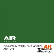 Radome Wheel Hub Green