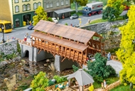 Eisenbahn-Holzbrücke