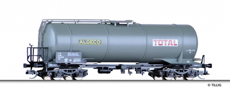 Kesselwagen Uahs ""ALGECO/TOTAL"", eingestellt bei der SNCF, Ep. IV