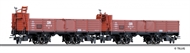 Güterwagenset der DR, bestehend aus zwei offenen Güterwagen Ow, Ep.