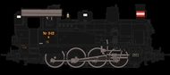 Damplokomotiv Q 342 (DC), DSB