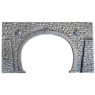 Tunnel-Portal, 2-gleisig, 16 x 9 cm