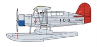 1/72 SOC-3 Seagull, USS Pennsylvania, 2 kits