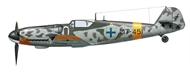 1/48 Messerschmitt Bf109G-6, Juutilanen, w/Figure