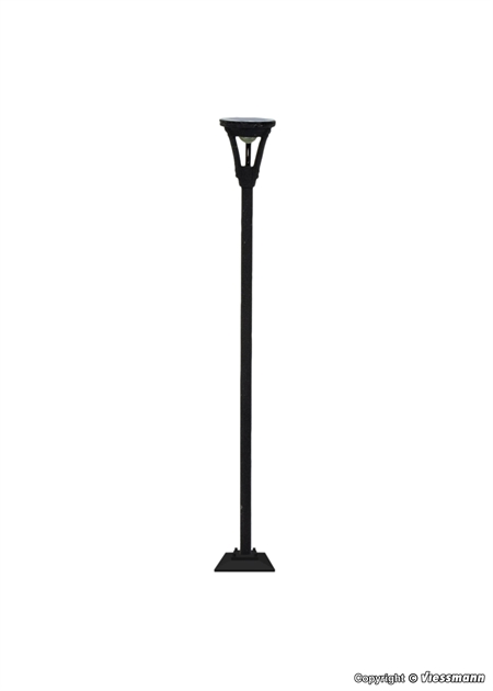 H0 Solarlampe modern, LED wei