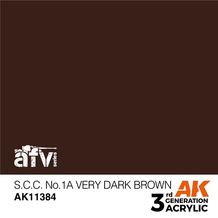 S.C.C. No.1A Very Dark Brown