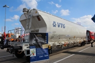 Zuckerwagen Uagnpps 92m³, weiß, VTG, 2. Betr.nr.