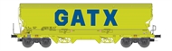 Getr.wag. Tagnpps 95m³ "GATX", neongrün, geänd. Wag.nr.