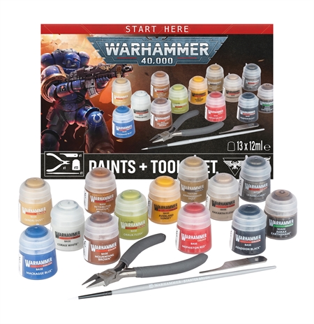 40K PAINTS+TOOLS GER/FRE/ITA/DUT/CZ/SLV