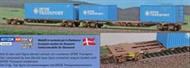 Containervogn Sæt Sgns "DFDS", DSB
