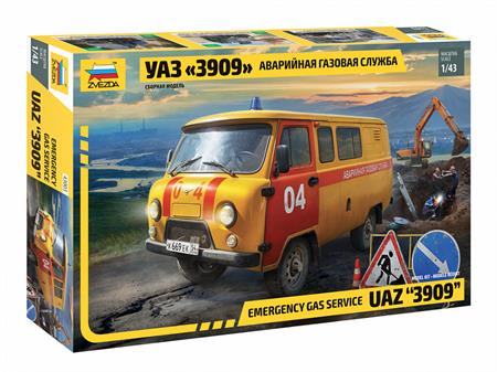 1/43 Zvezda Emergency gas service UAZ "3909"
