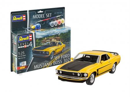 1/25 Model Set 1969 Boss 302 Mustang