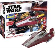 1:44 Resistance A-wing Fighter, red