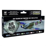MODEL AIR SET:WWII RAF DAY FIGHTERS COLORS (8)
