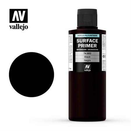 Primer acrylic-polyurethane 200ml. black