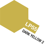 Tamiya Lacquer Paint LP-55 Dark Yellow 2 (Flat)