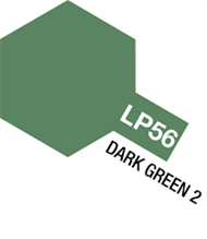 Tamiya Lacquer Paint LP-56 Dark Green 2 (Flat)
