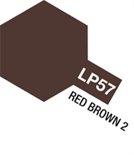 Tamiya Lacquer Paint LP-57 Red Brown 2 (Flat)