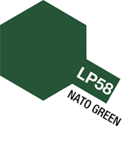 Tamiya Lacquer Paint LP-58 Nato Green (Flat)
