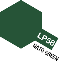 Tamiya Lacquer Paint LP-58 Nato Green (Flat)