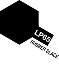Tamiya Lacquer Paint LP-65 Rubber Black (Flat)
