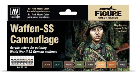 Waffen-SS Camouflage Set -8 color set 17 ml.