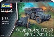 1/76 Krupp Protze KFZ 69 with 3,7cm Pak