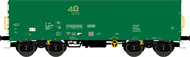 Offener Güterwagen Eamnos "40 Jahre On Rail"
