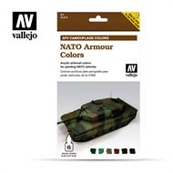 Model Air set AFV NATO colors 6x8ml
