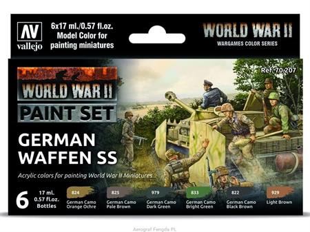 WWII German Waffen SS 6x17ml