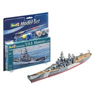 Model Set Battleship USS Miss