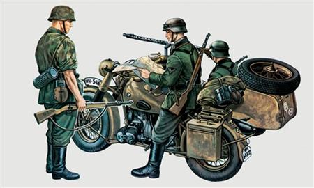 1:35 BMW R75 with Sidecar