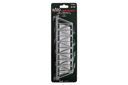 N Single Truss Bridge, Gray 248mm, (1 ea)  (prev #23-042)