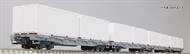 RhB Flat Car R-w with Containers 4-Car-Set