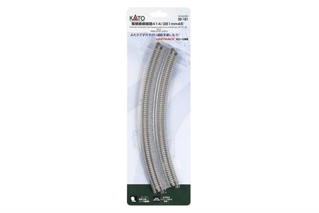 N Double Track Superelevated Curved R414/381-45 (2 ea)