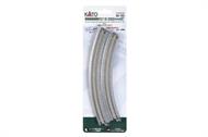 N Double Curve Track R315/282-45 Degree