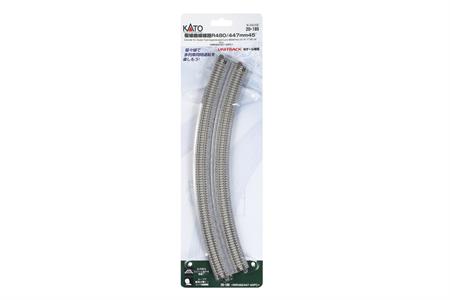 N Double Curve Track R480/447-45 Degree