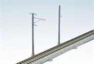 Single Steel Catenary Pole