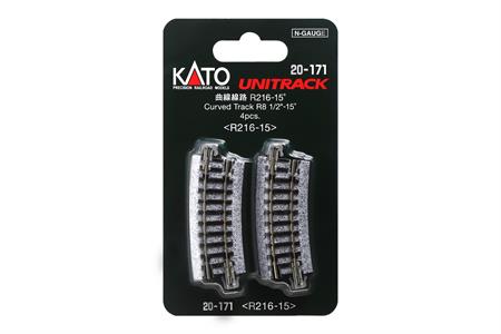 N R216-15 Curved Track (4 ea) (8.5-15d)