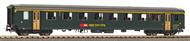Personenwg. EW I 1. Kl. Grün, neue Schrift SBB V
