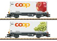 Containerwagen Set COOP RhB