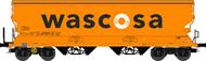 Getreidewagen Tagnpps 95m³, orange, WASCOSA, geänderte Wagennr.