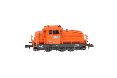 Rangierdiesellok DHG 500 C "RBH", orange, DCC