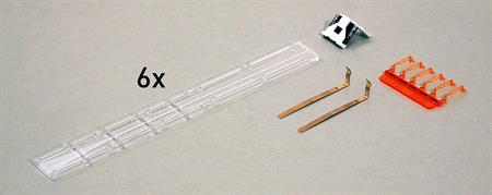 LED Coach Lighting Set (Bulb Color) for 6 Cars