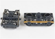 2 x Bogie "Træ" m/hjul. CM