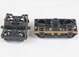 2 x Bogie "Træ" m/hjul. CM