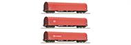 3er Set Schiebeplanenwag. DB-A