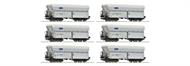 6er Set Selbstentladewagen GATX