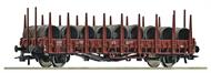 Flachwagen + Drahtrollen DB